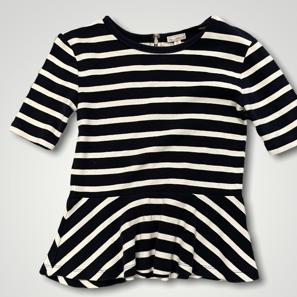 Gap Striped Peplum Top - Picture 1 of 16
